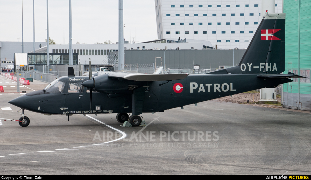 Denmark - Air Force OY-FHA aircraft at Eindhoven