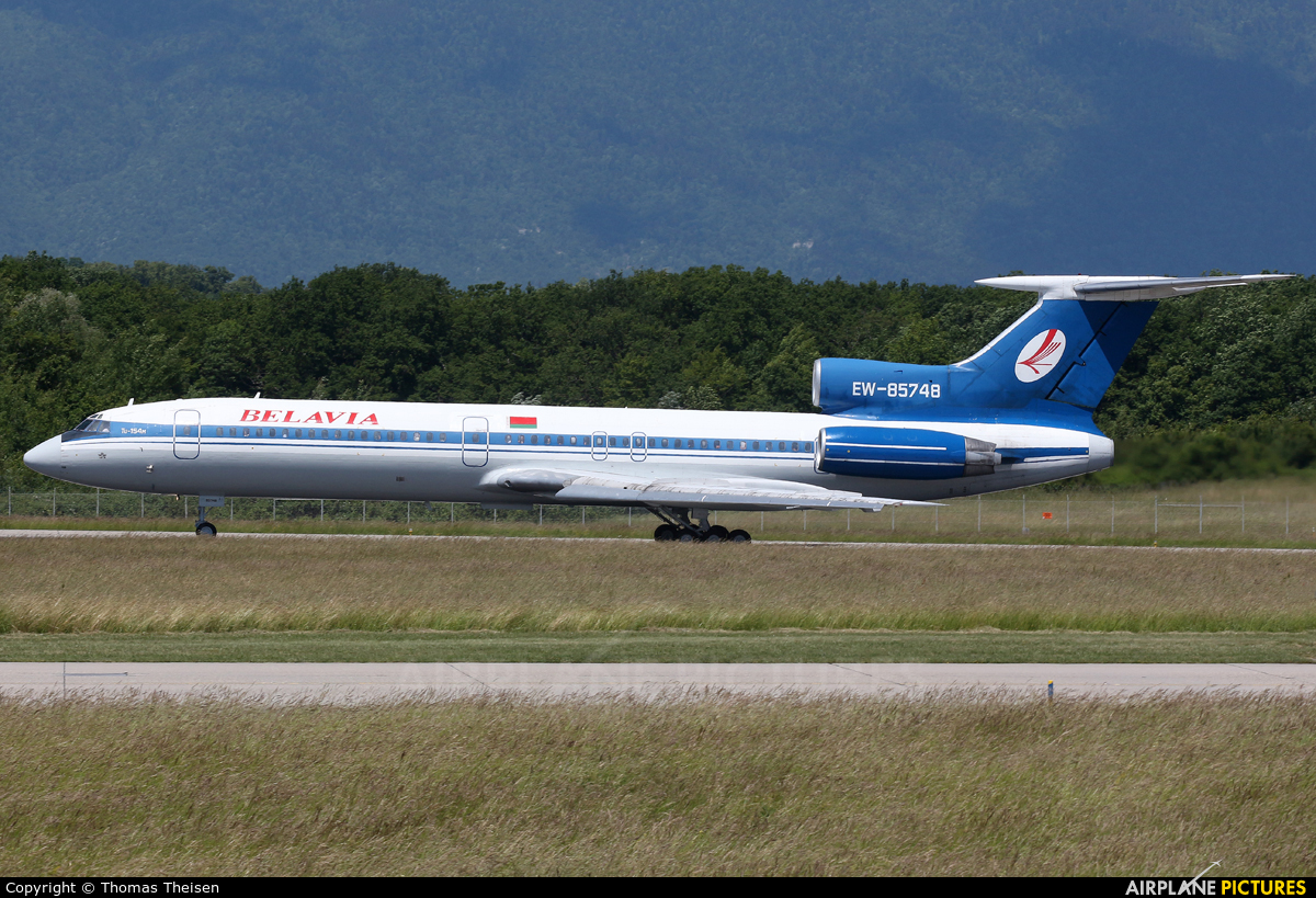 Belavia EW-85748 aircraft at Geneva Intl