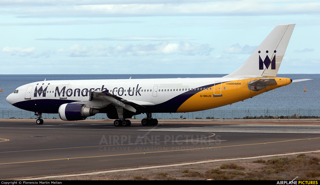 Monarch Airlines G-MAJS aircraft at Lanzarote - Arrecife
