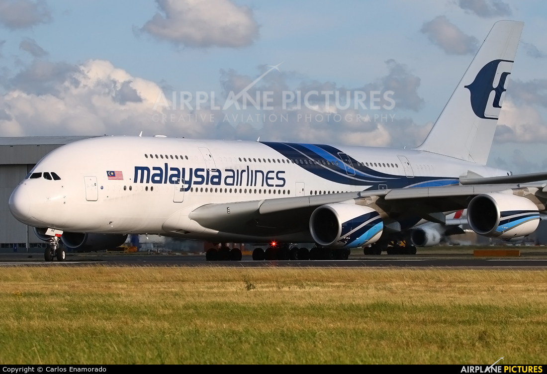 Malaysia Airlines 9M-MNE aircraft at London - Heathrow