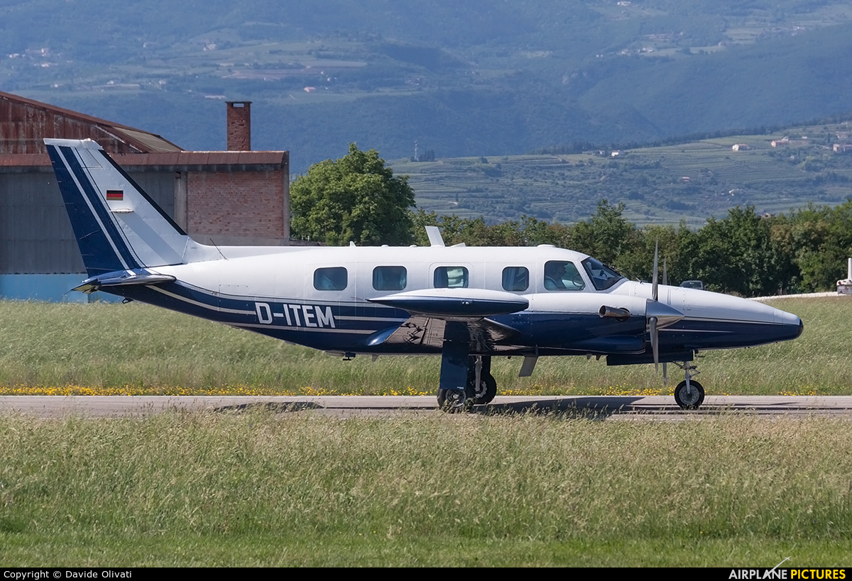 Private D-ITEM aircraft at Verona - Boscomantico