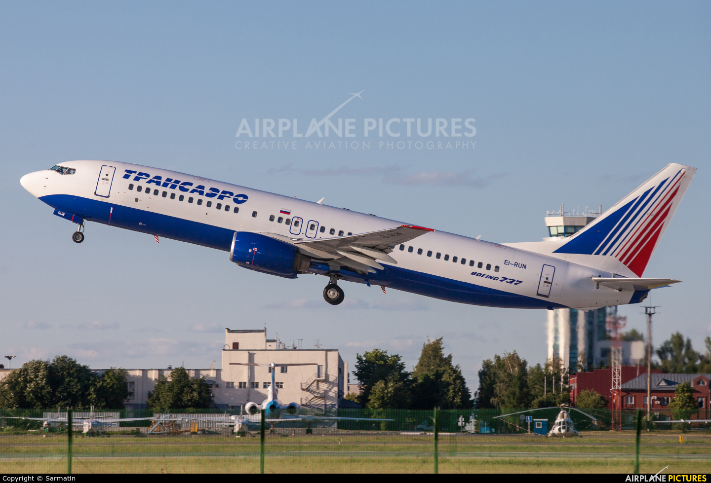 Transaero Airlines EI-RUN aircraft at Kazan