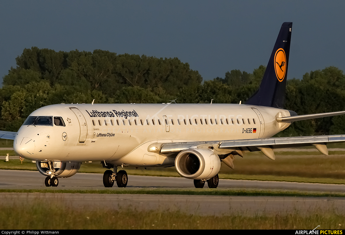 Lufthansa Regional - CityLine D-AEBE aircraft at Munich
