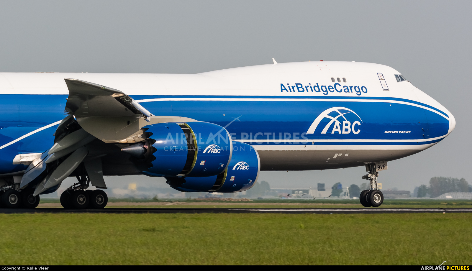 Air Bridge Cargo VQ-BVR aircraft at Amsterdam - Schiphol