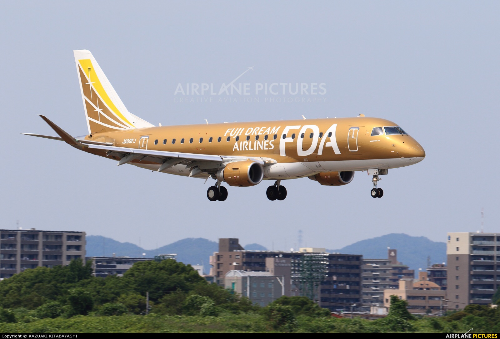 Fuji Dream Airlines JA09FJ aircraft at Nagoya - Komaki AB