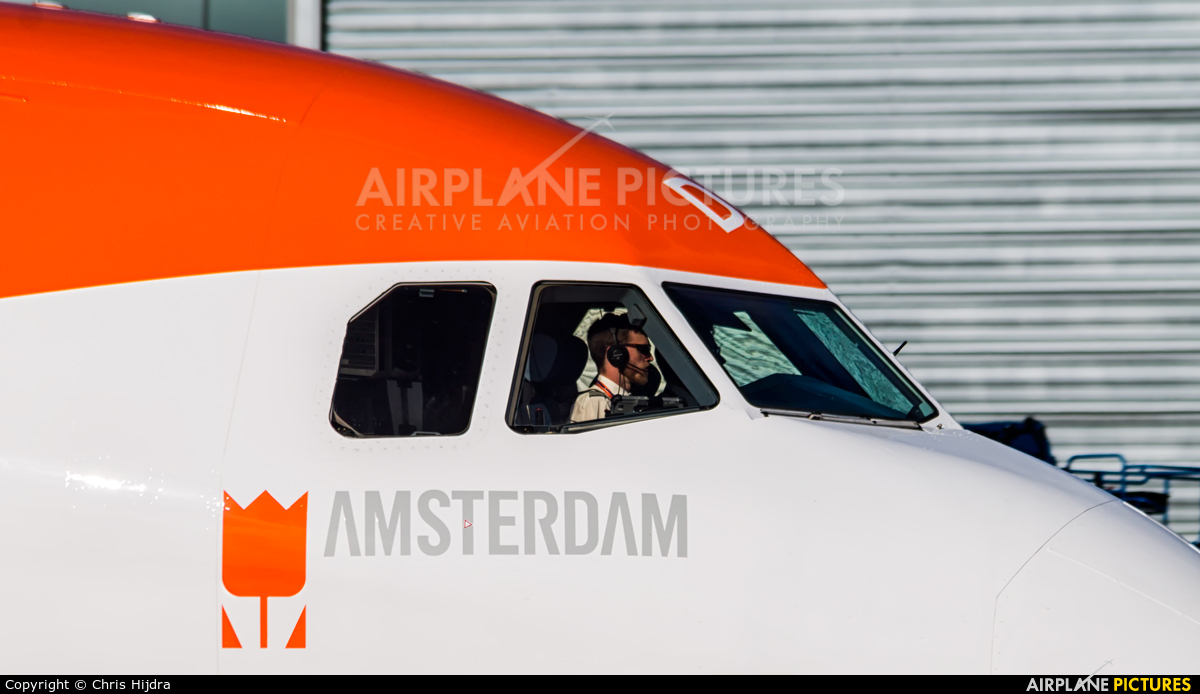 easyJet G-EZDN aircraft at Amsterdam - Schiphol
