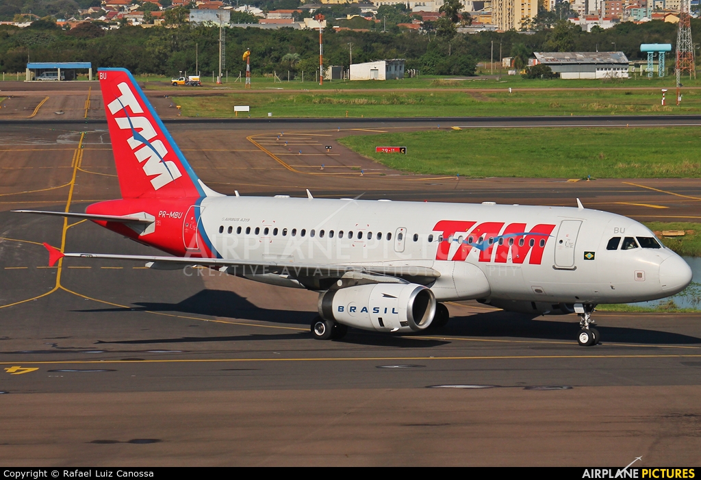 TAM PR-MBU aircraft at Porto Alegre - Salgado Filho