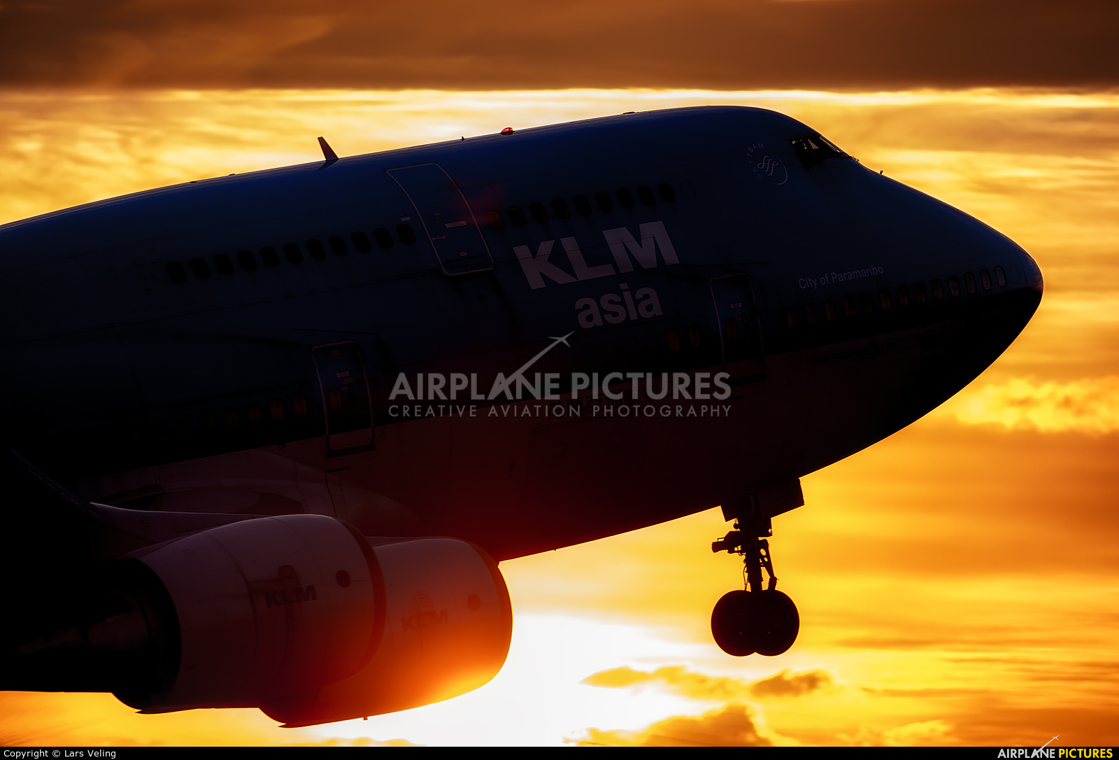 KLM Asia PH-BFP aircraft at Amsterdam - Schiphol