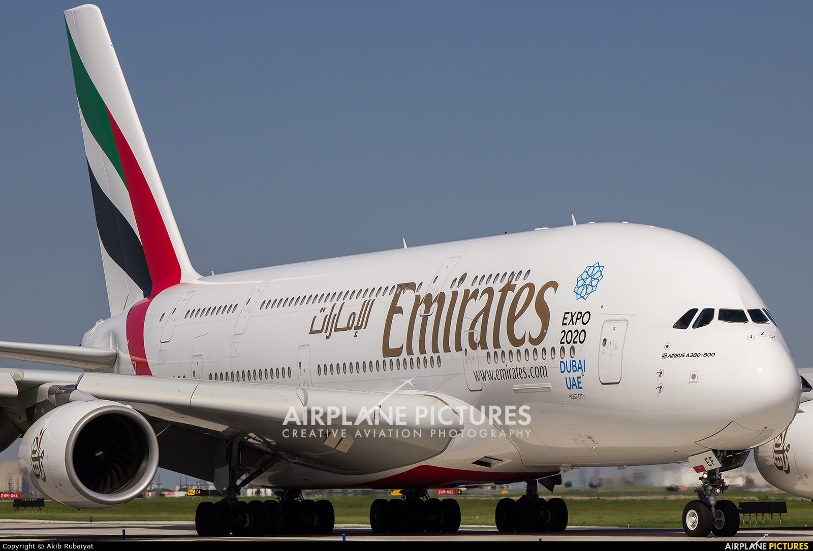 Emirates Airlines A6-EEF aircraft at Toronto - Pearson Intl, ON