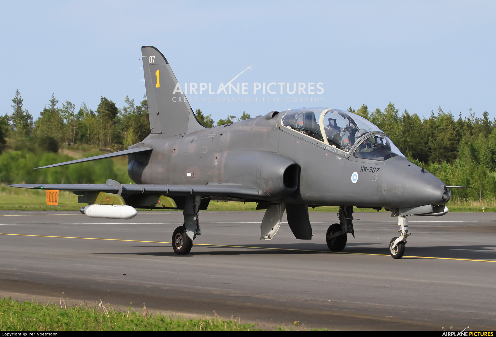 Finland - Air Force: Midnight Hawks HW-307 aircraft at Turku