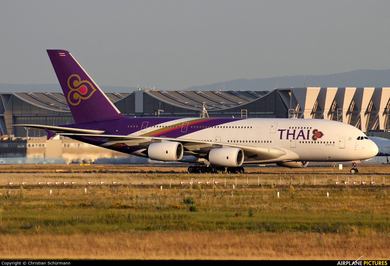 Thai Airways HS-TUD aircraft at Frankfurt
