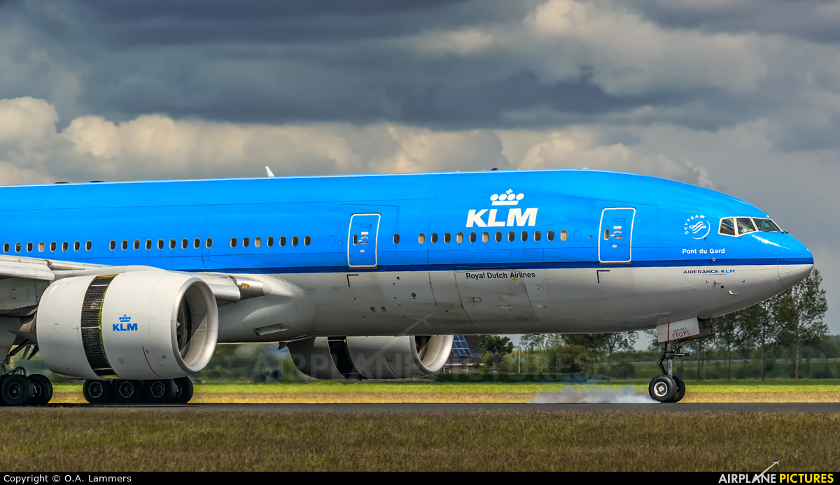 KLM PH-BQP aircraft at Amsterdam - Schiphol