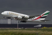 A6-EES - Emirates Airlines Airbus A380 aircraft