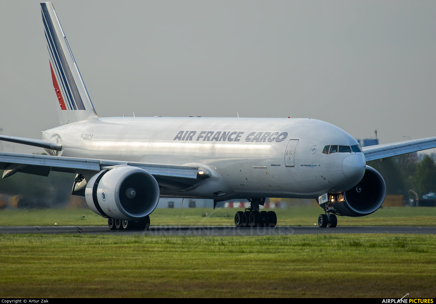 Air France Cargo F-GUOB aircraft at Dublin