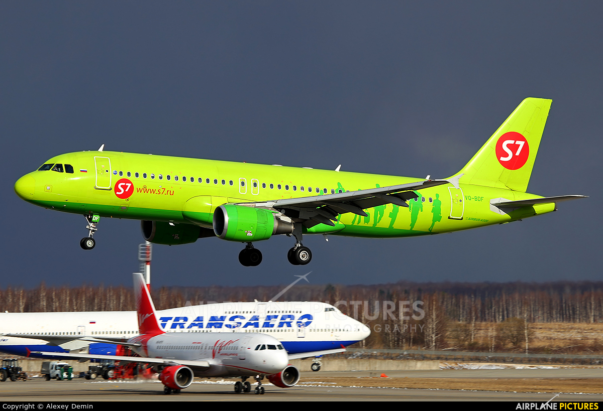 S7 Airlines VQ-BDF aircraft at Moscow - Domodedovo