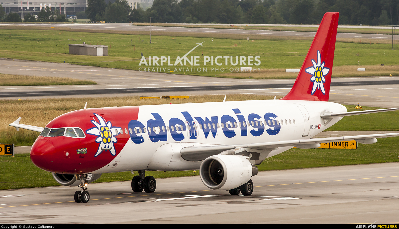 Edelweiss HB-IHY aircraft at Zurich