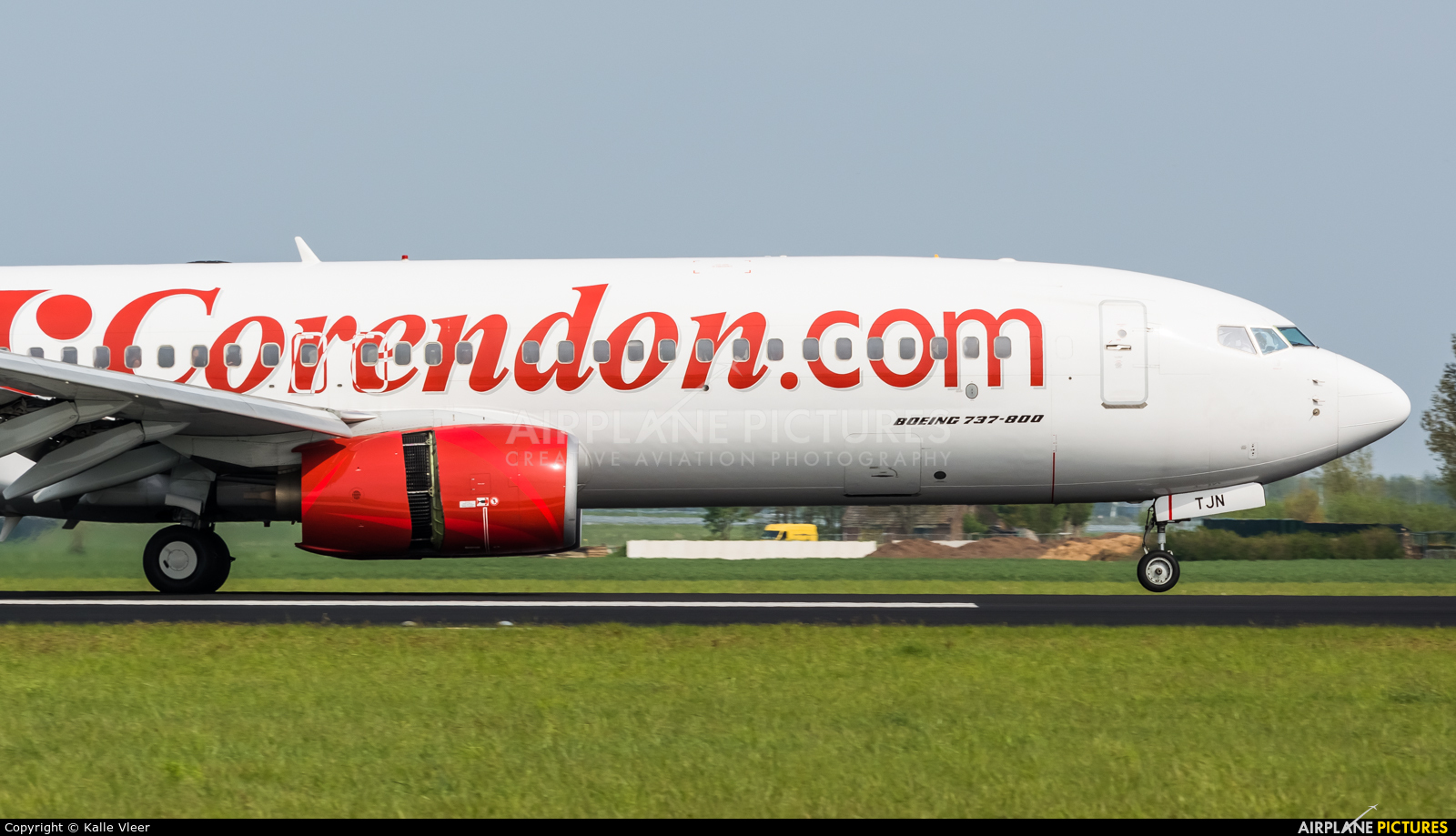 Corendon Airlines TC-TJN aircraft at Amsterdam - Schiphol