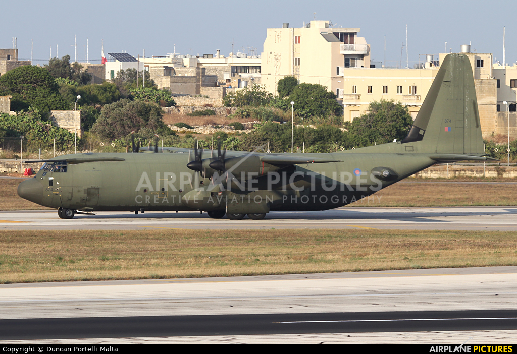 Royal Air Force ZH874 aircraft at Malta Intl