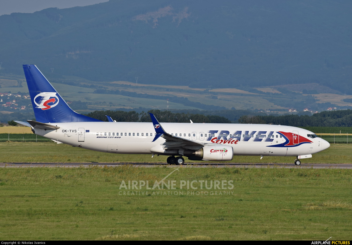 Travel Service OK-TVS aircraft at Košice - Barca