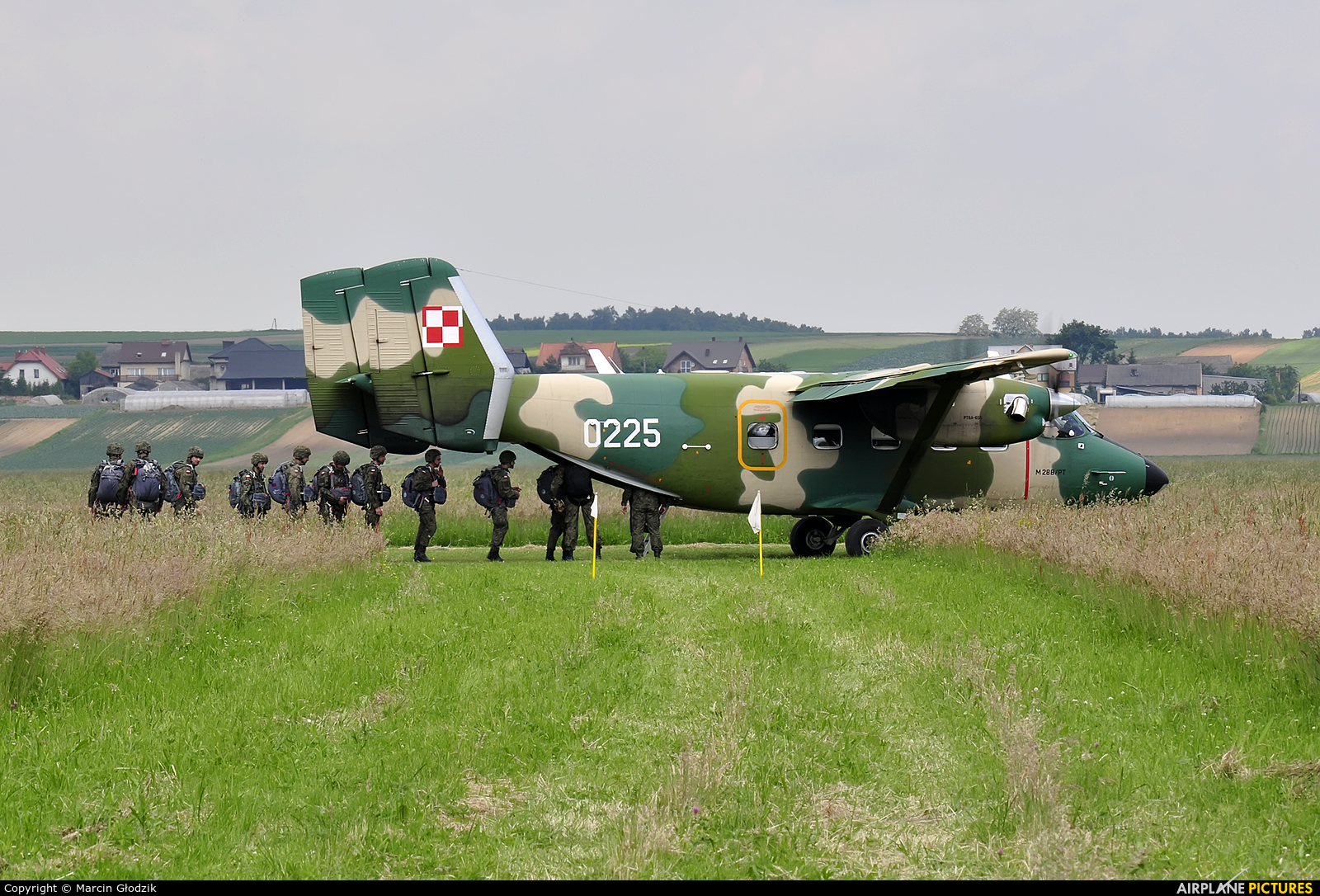 Poland - Air Force 0225 aircraft at Kraków - Pobiednik Wielki