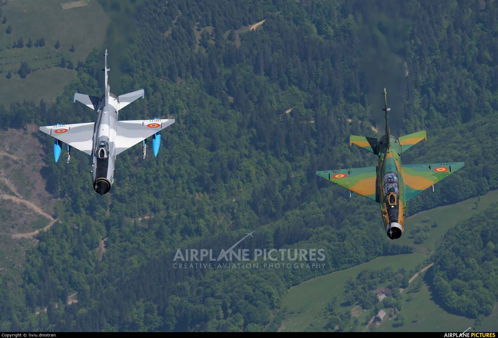 Romania - Air Force 176 aircraft at In Flight - Romania
