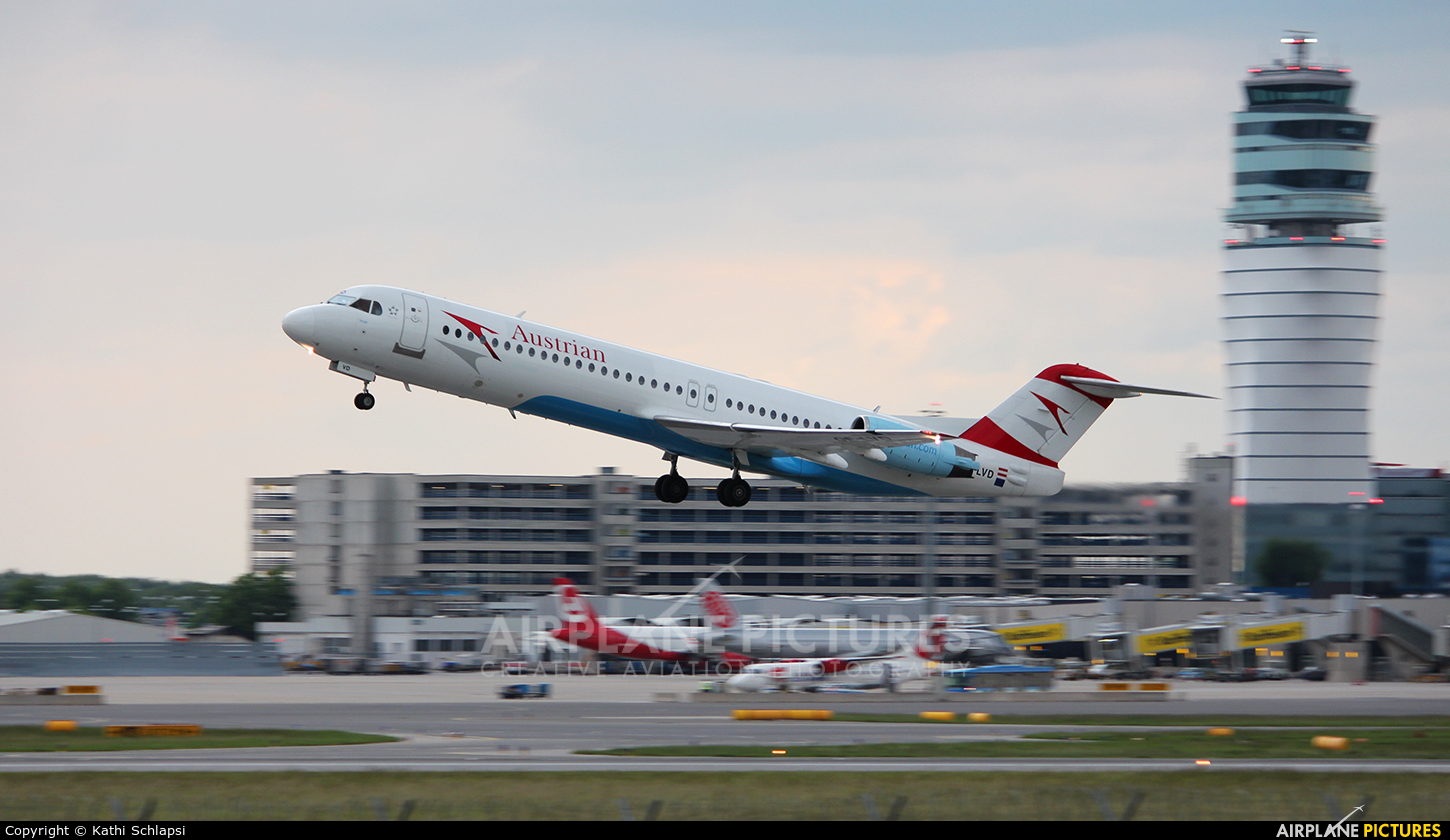 Austrian Airlines/Arrows/Tyrolean OE-LVD aircraft at Vienna - Schwechat