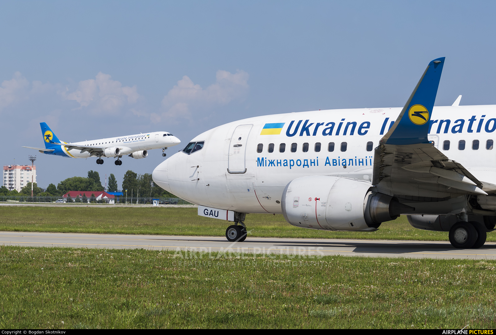 Ukraine International Airlines UR-GAU aircraft at Kyiv - Borispol