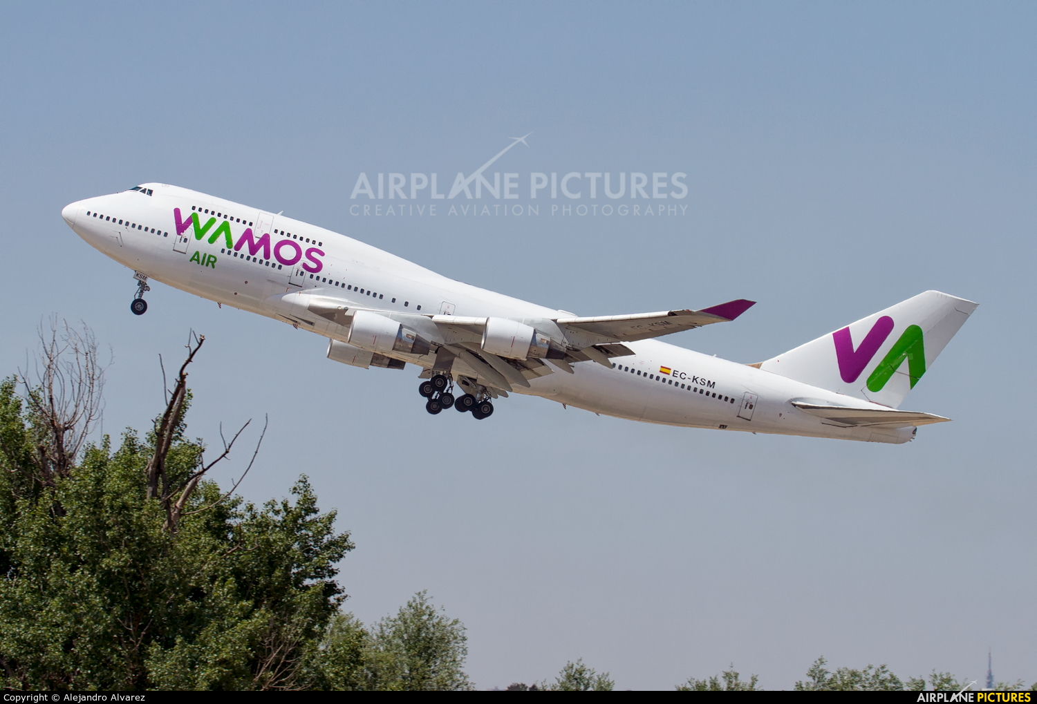 Wamos Air EC-KSM aircraft at Madrid - Barajas