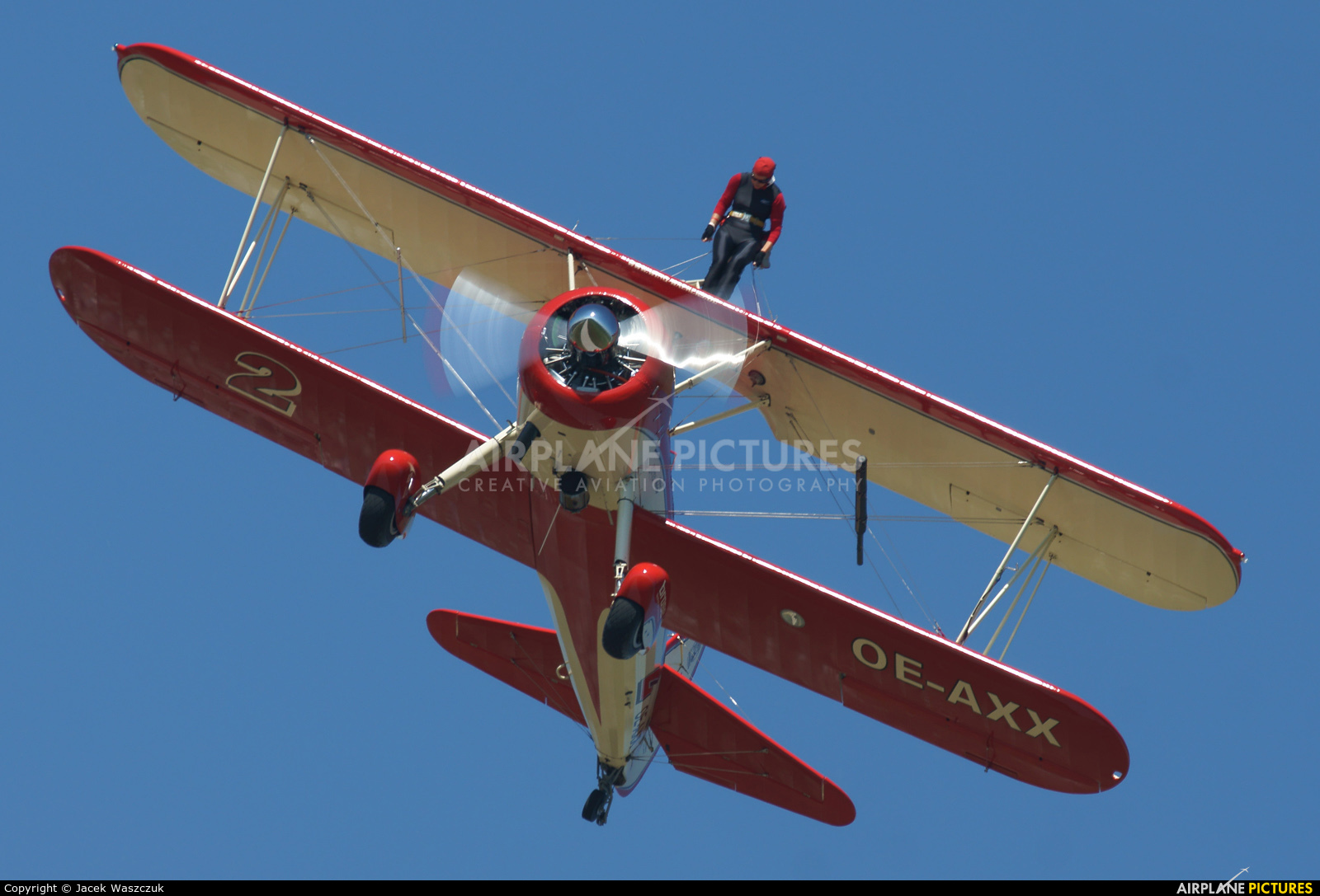 Wing Walkers OE-AXX aircraft at Pardubice