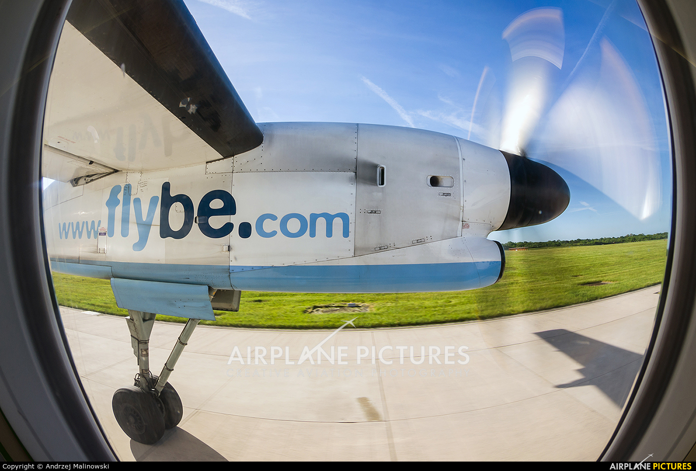 Flybe G-JECM aircraft at Manchester