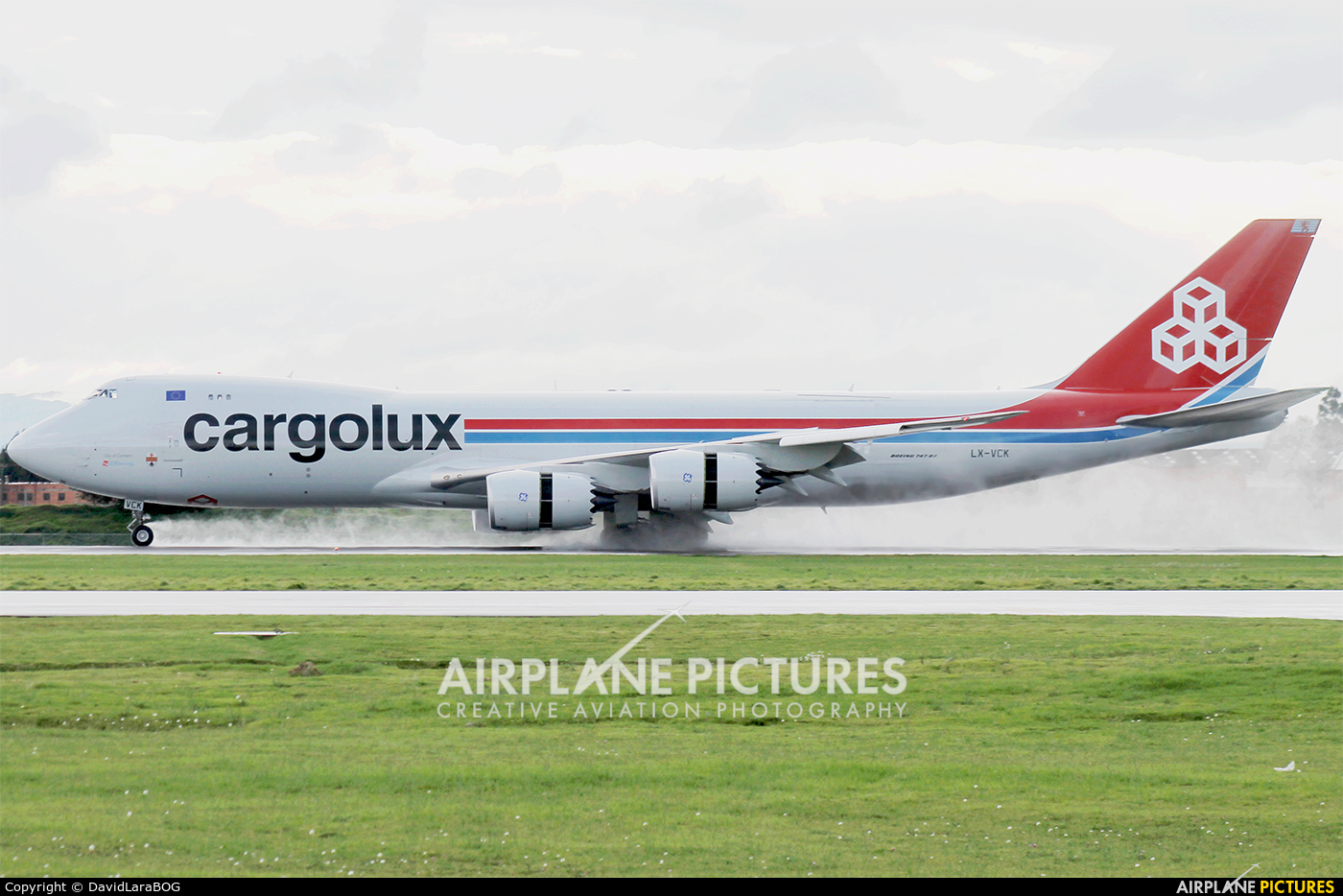 Cargolux LX-VCK aircraft at Bogotá - Eldorado Intl