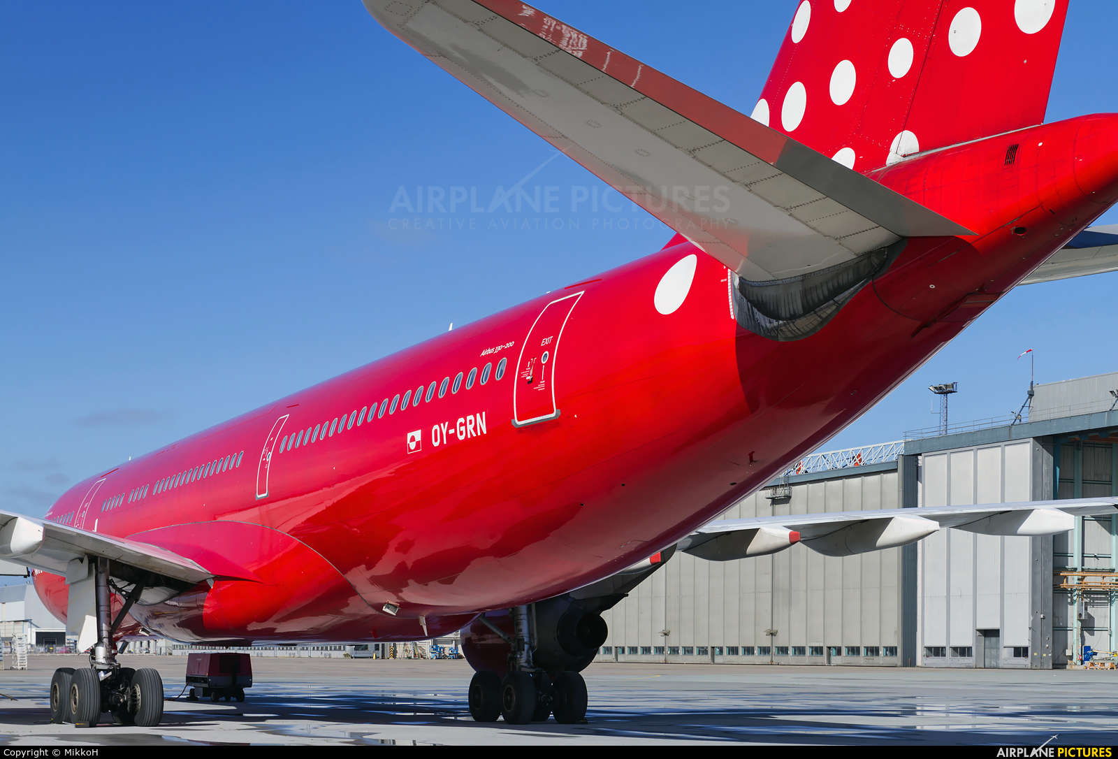 Air Greenland OY-GRN aircraft at Copenhagen Kastrup