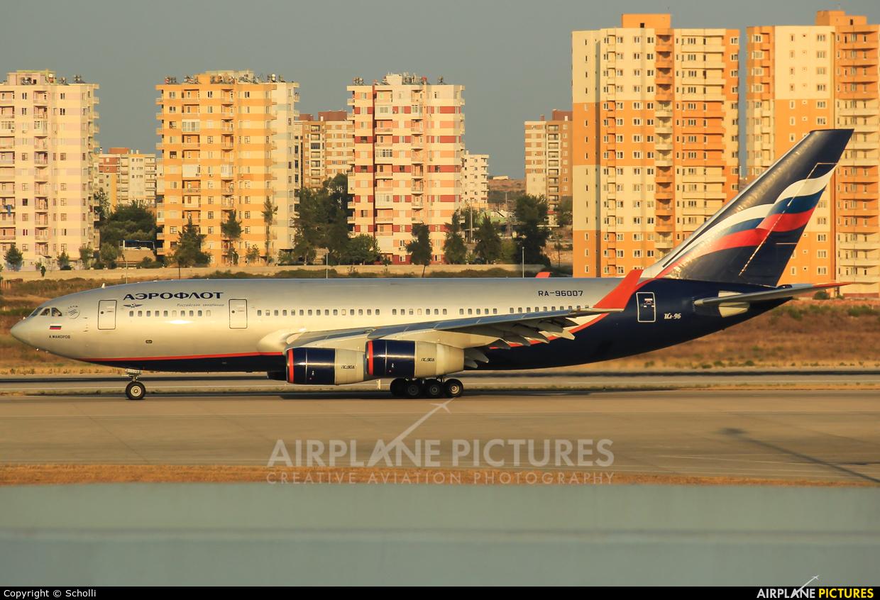 Aeroflot RA-96007 aircraft at Antalya