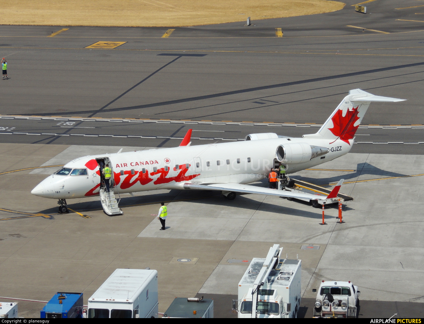 Air Canada Jazz C-GJZZ aircraft at Portland