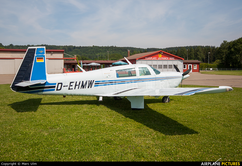 Private D-EHMW aircraft at Leutkirch - Unterzeil
