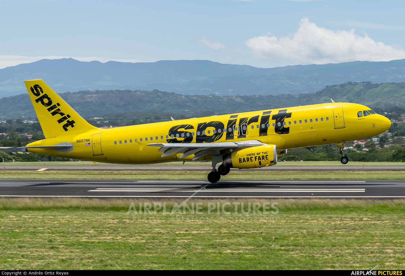 Spirit Airlines N607NK aircraft at San Jose - Juan Santamaría Intl