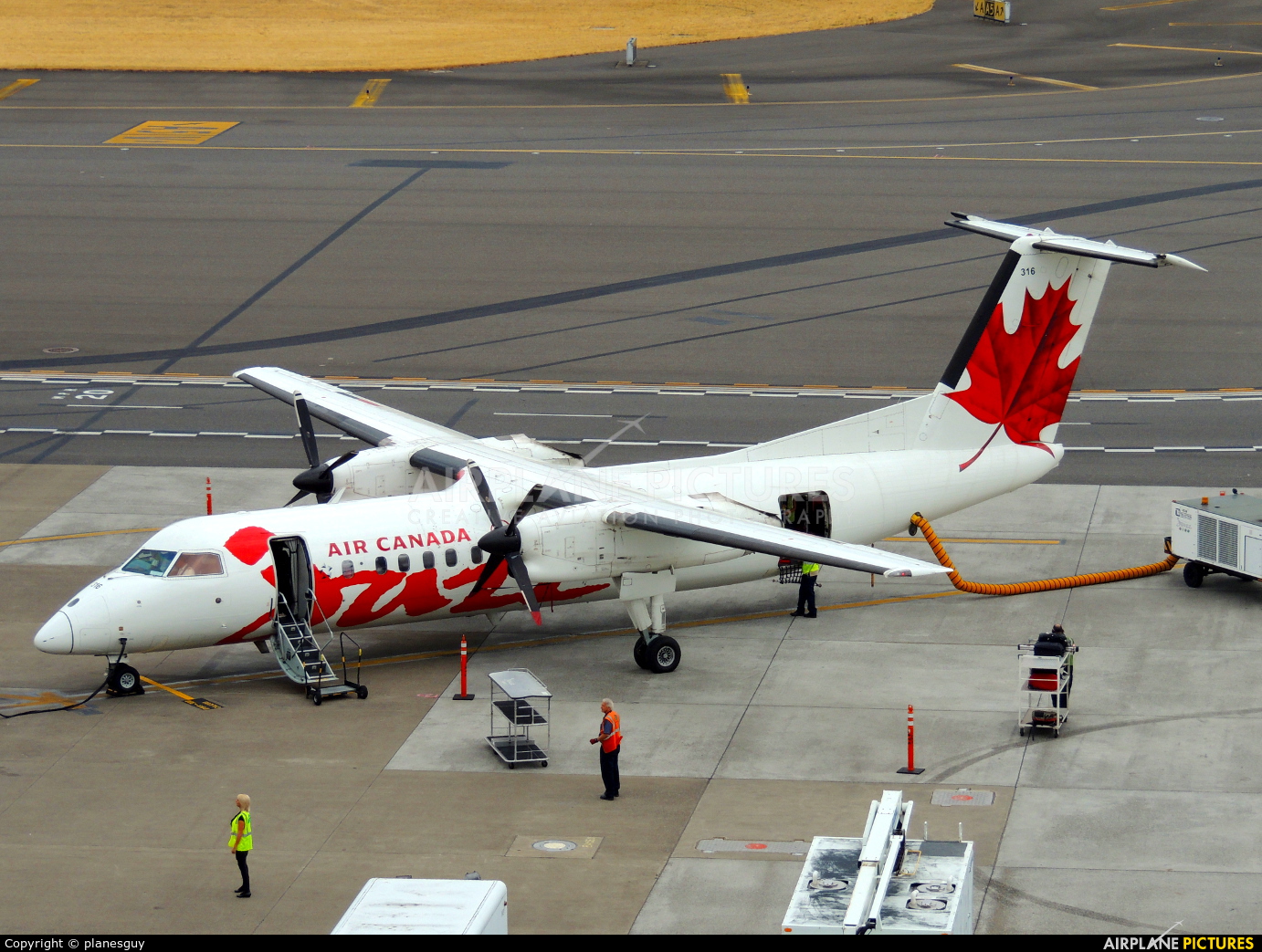 Air Canada Jazz C-GHTA aircraft at Portland