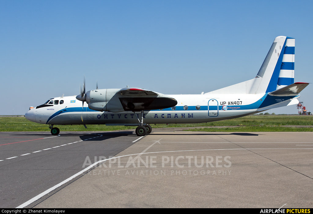 Ontustik Aspany UP-AN407 aircraft at Astana