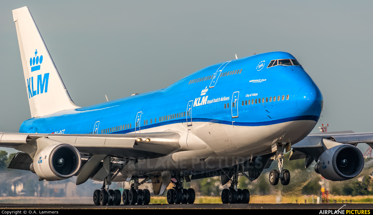 KLM PH-BFT aircraft at Amsterdam - Schiphol