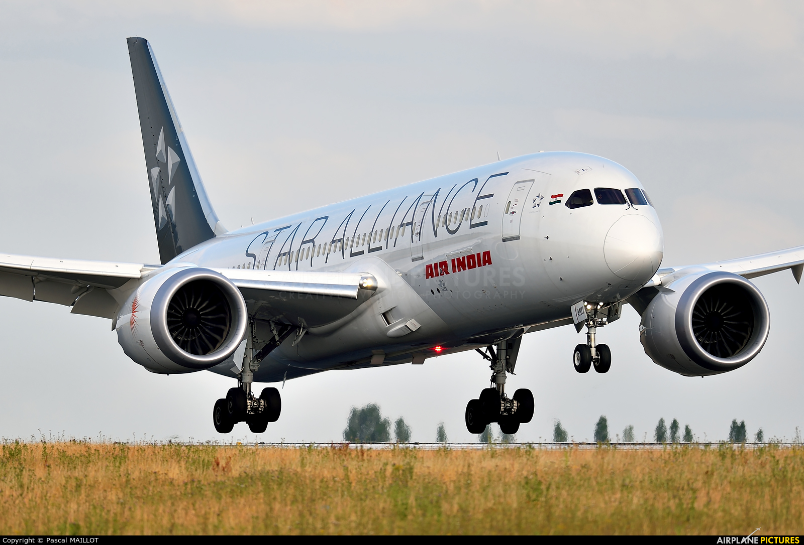 Air India VT-ANU aircraft at Paris - Charles de Gaulle