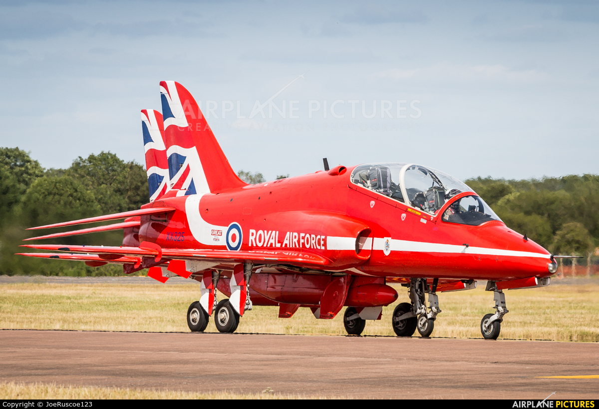 Royal Air Force "Red Arrows" XX325 aircraft at Fairford