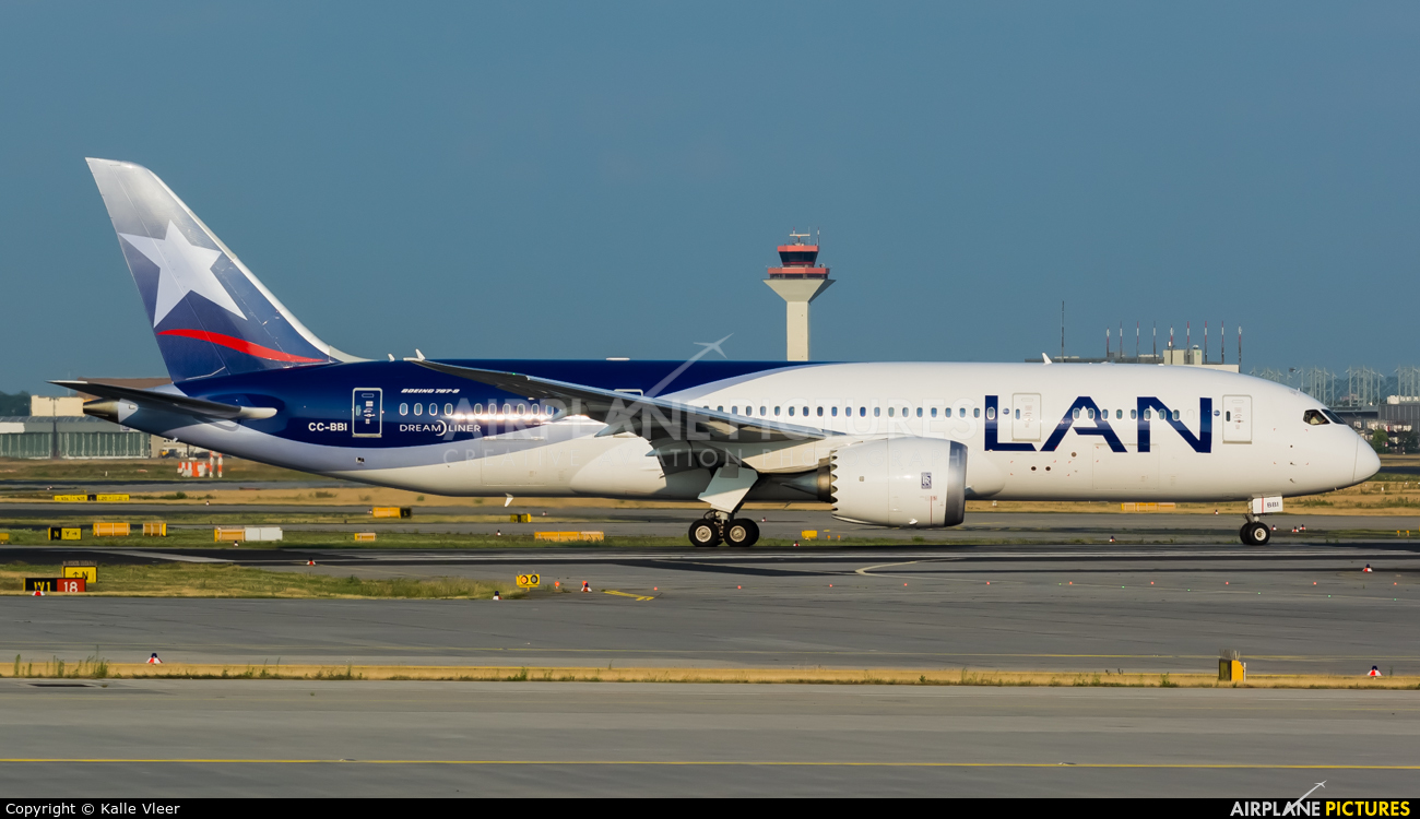 LAN Airlines CC-BBI aircraft at Frankfurt