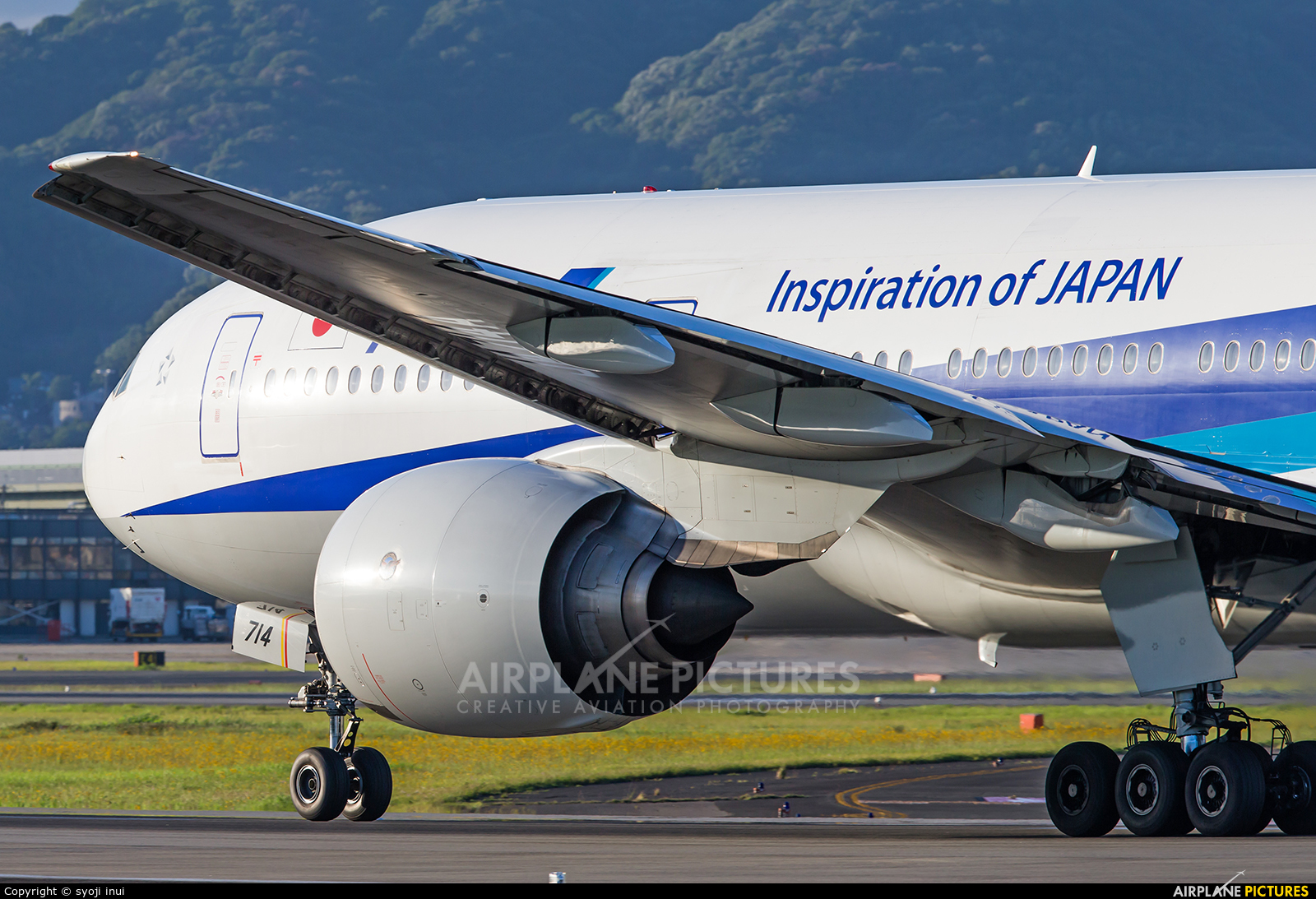 ANA - All Nippon Airways JA714A aircraft at Osaka - Itami Intl