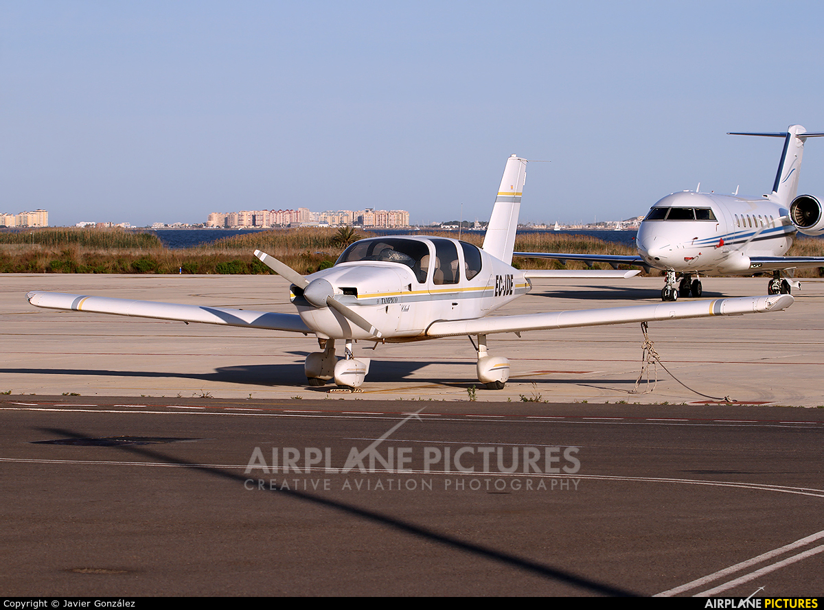 Private EC-JDE aircraft at Murcia - San Javier