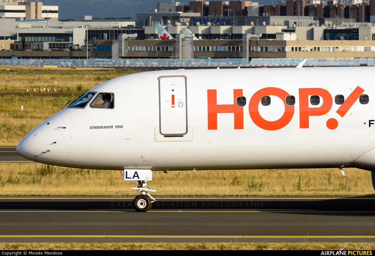 Air France - Hop! F-HBLA aircraft at Frankfurt