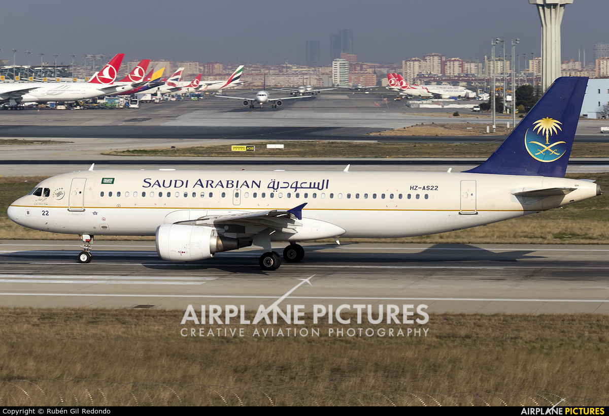 Saudi Arabian Airlines HZ-S22 aircraft at Istanbul - Ataturk