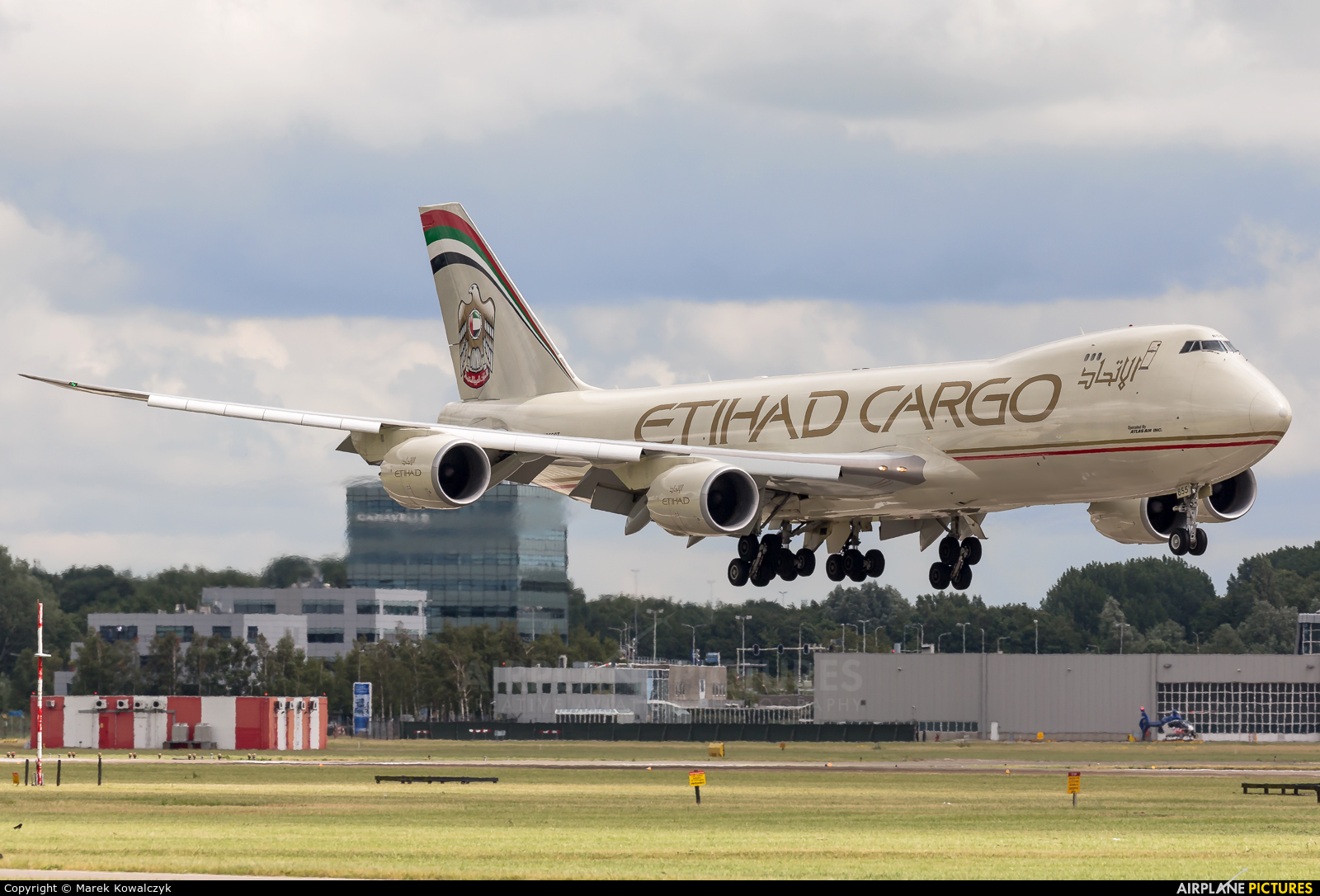 Etihad Cargo N855GT aircraft at Amsterdam - Schiphol