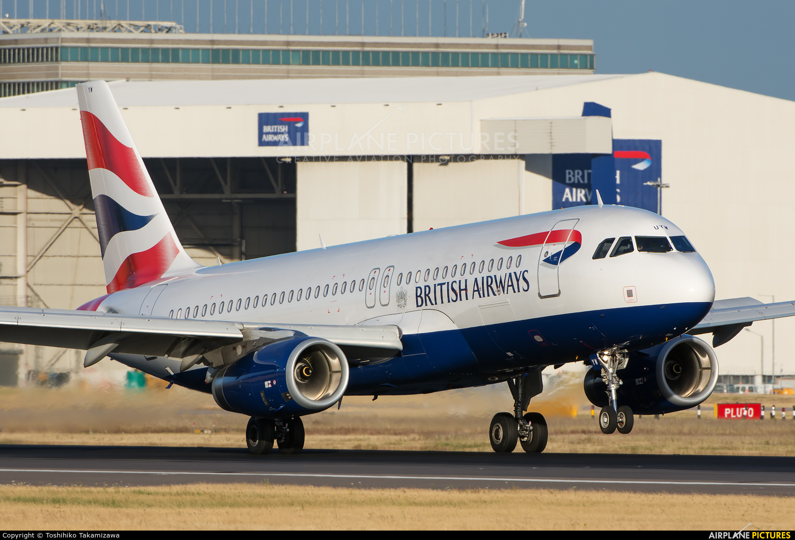 British Airways G-EUYW aircraft at London - Heathrow
