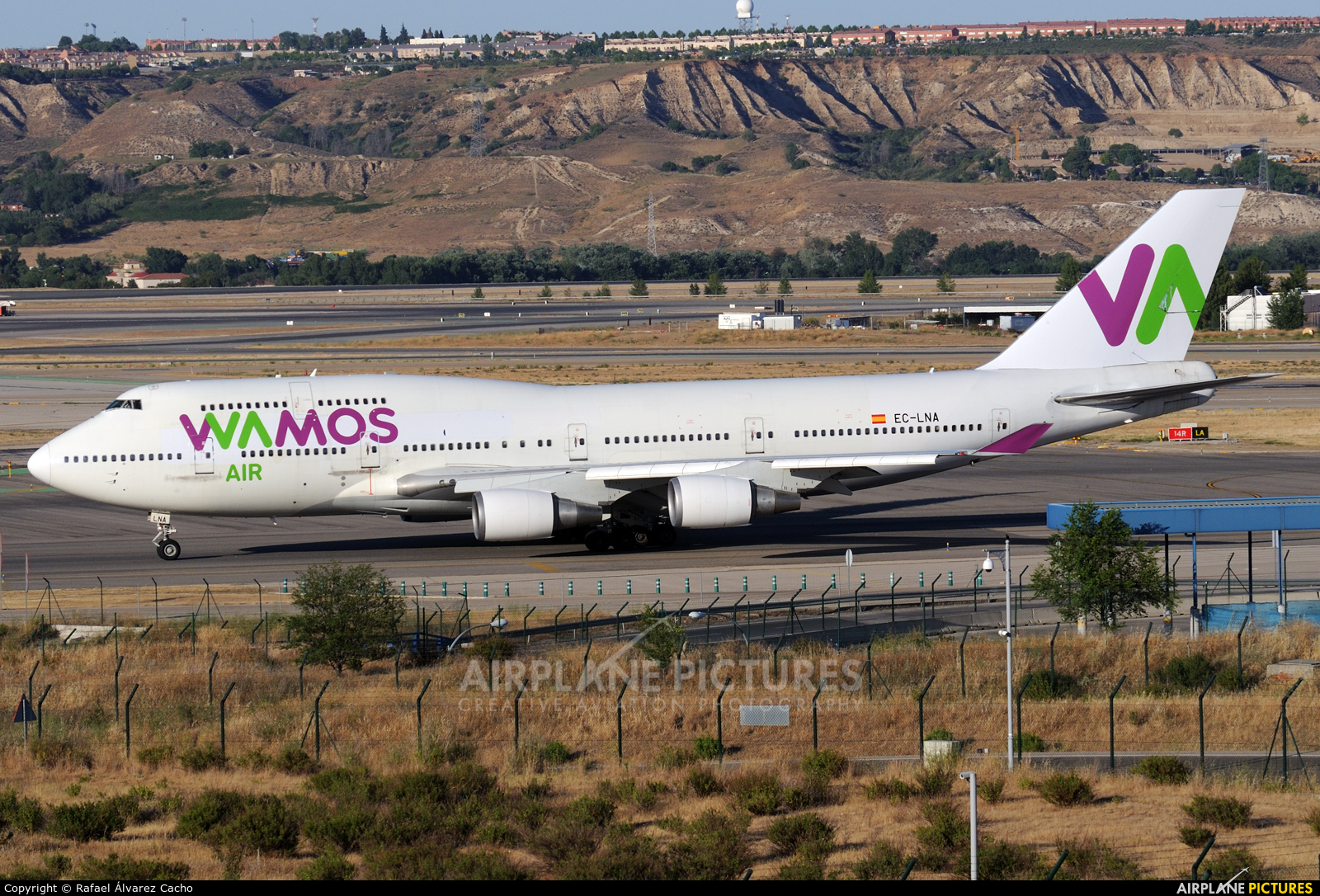 Wamos Air EC-LNA aircraft at Madrid - Barajas