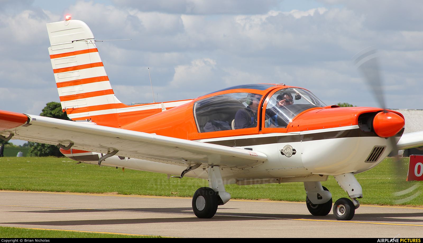 Private F-GFGH aircraft at Northampton / Sywell